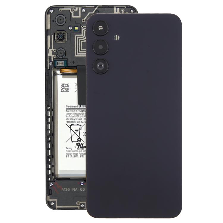 For Samsung Galaxy A15 SM-A155F Back Cover with Camera Lens Cover(Black) - free shipping - PMC TechLife - Order now!