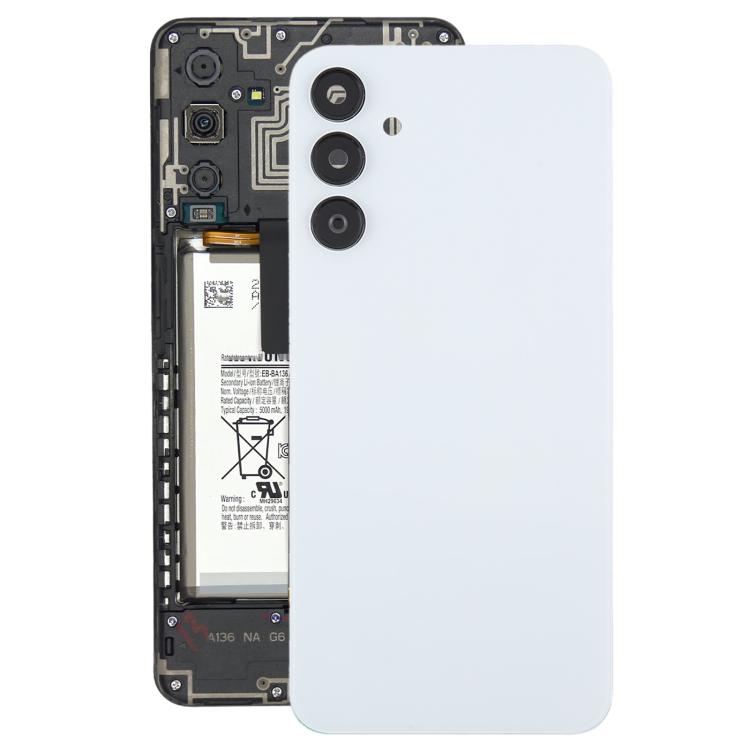 For Samsung Galaxy A15 SM-A155F Back Cover with Camera Lens Cover(White) - free shipping - PMC TechLife - Order now!