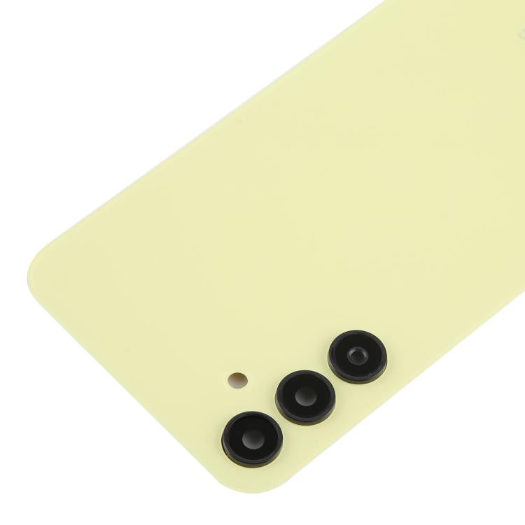 For Samsung Galaxy A15 SM-A155F Back Cover with Camera Lens Cover(Yellow) - free shipping - PMC TechLife - Order now!