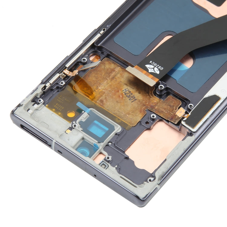 TFT Material LCD Screen for Samsung Galaxy Note10 Digitizer Full Assembly With Frame/Handwriting, Not Supporting Fingerprint Identification(Black) - free shipping - PMc TechLife - Order now!
