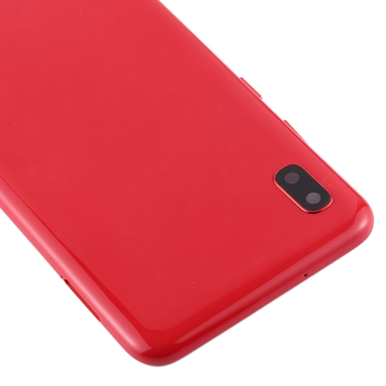 For Galaxy A10 SM-A105F/DS, SM-A105G/DS Battery Back Cover with Camera Lens & Side Keys (Red) - free shipping - PMc TechLife - Order now!