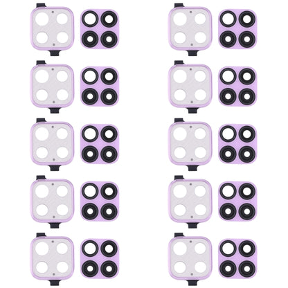 For Huawei Nova 6 SE  10pcs Camera Lens Cover (Purple) - Camera by PMC Jewellery | Online Shopping South Africa | PMC Jewellery | Buy Now Pay Later Mobicred