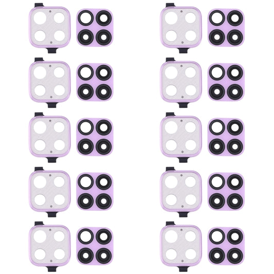 For Huawei Nova 6 SE  10pcs Camera Lens Cover (Purple) - Camera by PMC Jewellery | Online Shopping South Africa | PMC Jewellery | Buy Now Pay Later Mobicred