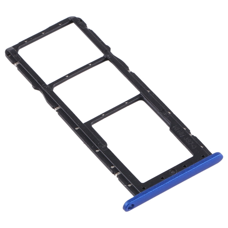 SIM Card Tray + SIM Card Tray + Micro SD Card Tray for Huawei Y8s (Blue) - Card Socket by PMc TechLife | Online Shopping South Africa | PMc TechLife | Buy Now Pay Later Mobicred