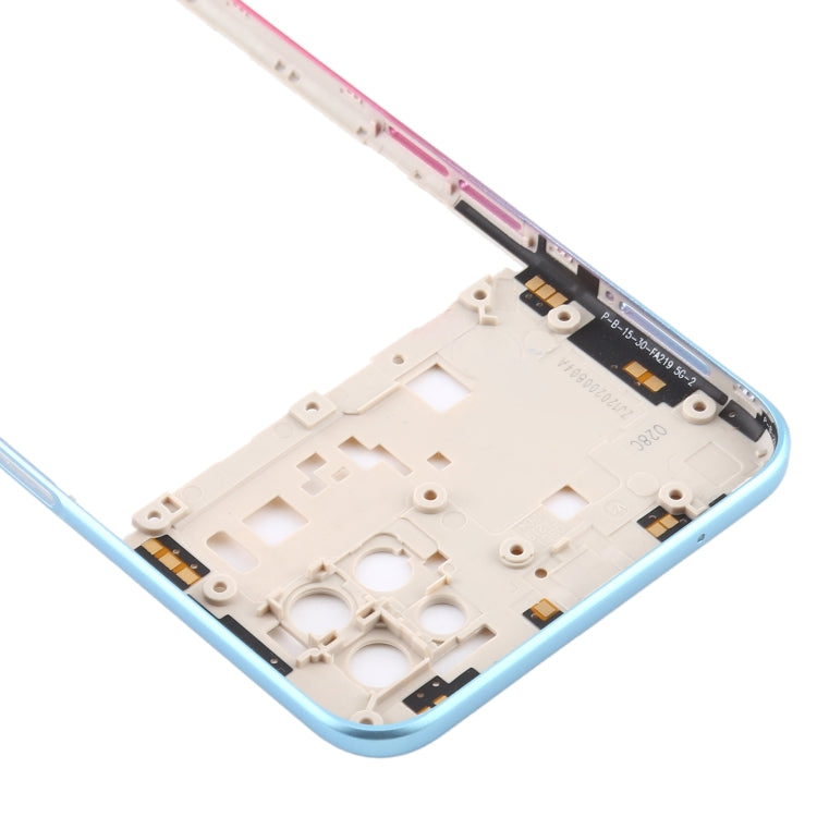 For OPPO A72 5G PDYM20 Middle Frame Bezel Plate (Blue) - Frame Bezel Plate by PMC Jewellery | Online Shopping South Africa | PMC Jewellery | Buy Now Pay Later Mobicred