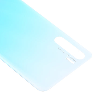 For OPPO A91/F15 PCPM00 CPH2001 CPH2021 Battery Back Cover (Baby Blue) - Back Cover by PMC Jewellery | Online Shopping South Africa | PMC Jewellery | Buy Now Pay Later Mobicred