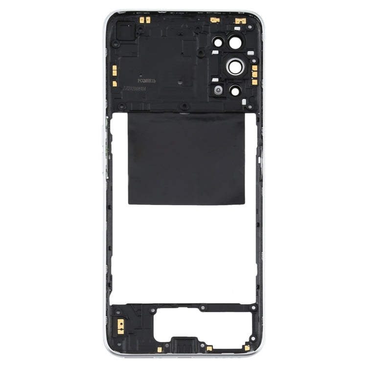 For OPPO Realme X7 Back Housing Frame (White) - Frame Bezel Plate by PMC Jewellery | Online Shopping South Africa | PMC Jewellery | Buy Now Pay Later Mobicred