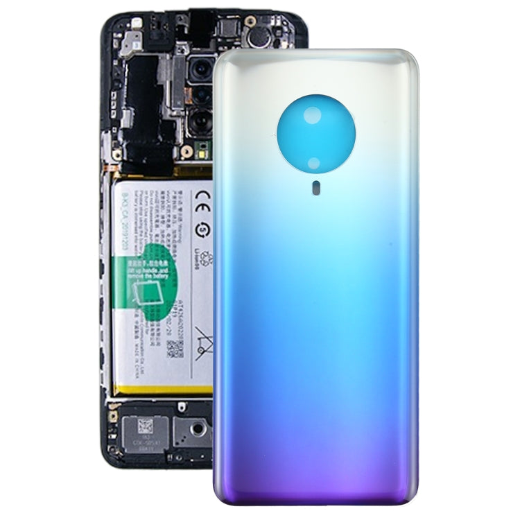 For Vivo S6 5G/V1962A/V1962BA Battery Back Cover (Blue) - Back Cover by PMC Jewellery | Online Shopping South Africa | PMC Jewellery | Buy Now Pay Later Mobicred