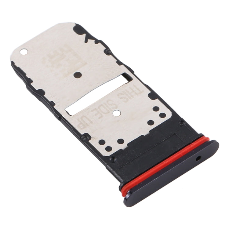 SIM Card Tray + SIM Card Tray / Micro SD Card Tray for Motorola Edge XT2063-3 (Black) - Card Socket by PMc TechLife | Online Shopping South Africa | PMc TechLife | Buy Now Pay Later Mobicred