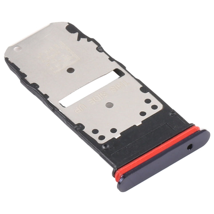 SIM Card Tray + Micro SD Card Tray for Motorola Moto Edge+ (Black) - Card Socket by PMc TechLife | Online Shopping South Africa | PMc TechLife | Buy Now Pay Later Mobicred