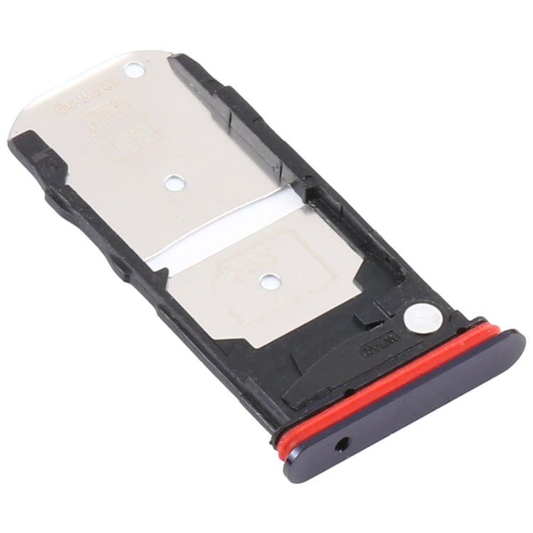 SIM Card Tray + Micro SD Card Tray for Motorola Moto Edge+ (Black) - Card Socket by PMc TechLife | Online Shopping South Africa | PMc TechLife | Buy Now Pay Later Mobicred