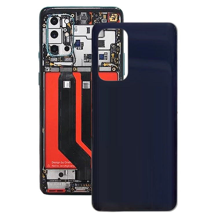 For OnePlus 9 Glass Battery Back Cover (Black) - Back Cover by PMC TechLife | Online Shopping South Africa | PMC TechLife | Buy Now Pay Later Mobicred