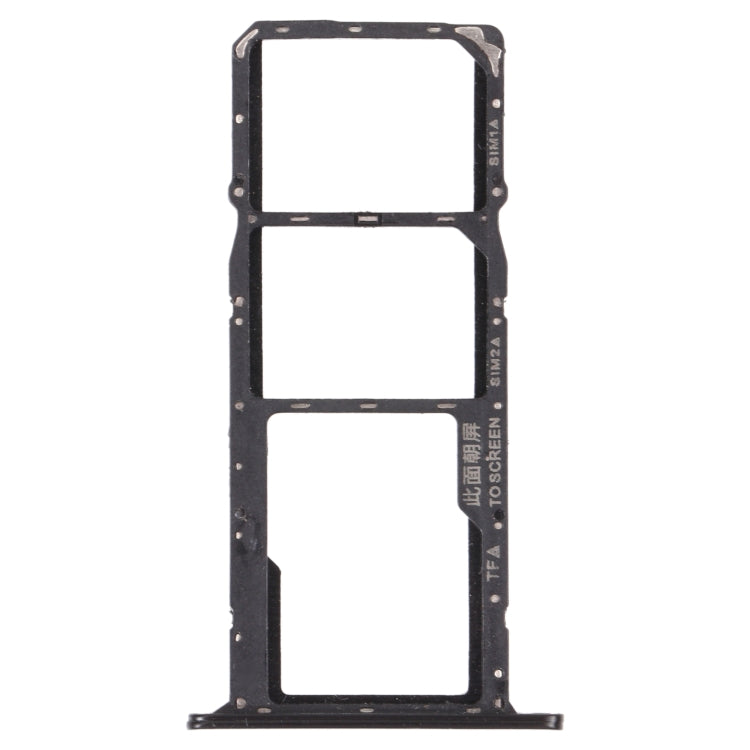 SIM Card Tray + SIM Card Tray + Micro SD Card Tray for Honor 8S 2020 (Black) - free shipping - PMc TechLife - Order now!