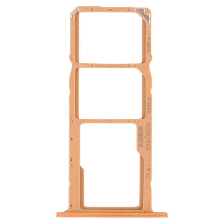 SIM Card Tray + SIM Card Tray + Micro SD Card Tray for Honor 8S 2020 (Gold) - Card Socket by PMc TechLife | Online Shopping South Africa | PMc TechLife | Buy Now Pay Later Mobicred