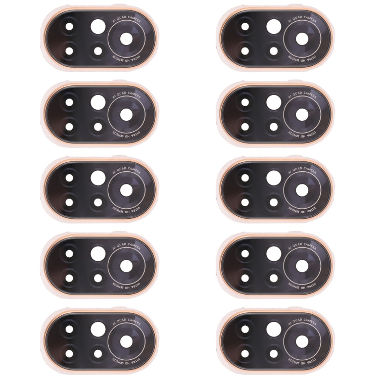 For Huawei Nova 8 5G  10pcs Camera Lens Cover (Gold) - Camera by PMC Jewellery | Online Shopping South Africa | PMC Jewellery | Buy Now Pay Later Mobicred