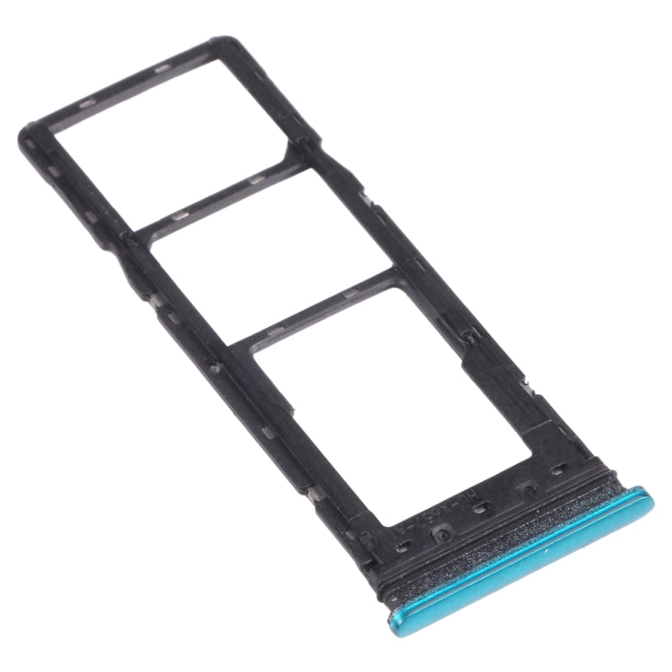 For infinix Smart 5 X657 X657C SIM Card Tray + SIM Card Tray + Micro SD Card Tray (Green) - Card Tray by PMc TechLife | Online Shopping South Africa | PMc TechLife | Buy Now Pay Later Mobicred