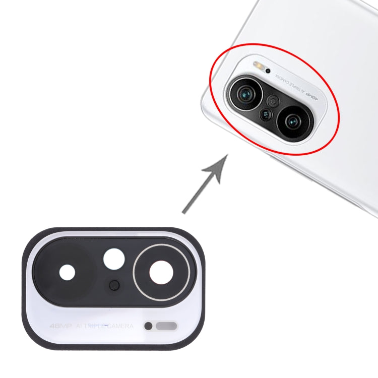 Camera Lens Cover for Xiaomi POCO F3(48MP) M2012K11AG(White) - Camera by PMc TechLife | Online Shopping South Africa | PMc TechLife | Buy Now Pay Later Mobicred