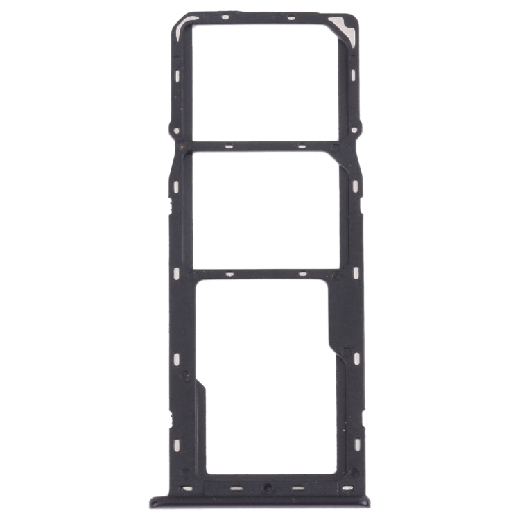 For OPPO A12 CPH2083, CPH2077  SIM Card Tray + SIM Card Tray + Micro SD Card Tray (Black) - Card Socket by PMc TechLife | Online Shopping South Africa | PMc TechLife | Buy Now Pay Later Mobicred