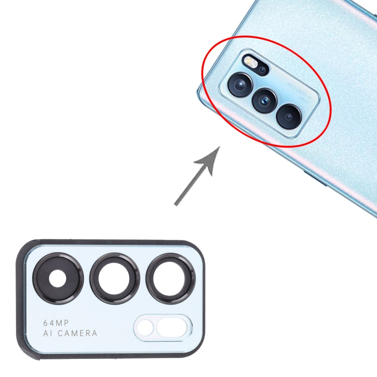 For OPPO Reno6 Pro 5G PEPM00, CPH2249  Camera Lens Cover (Blue) - free shipping - PMC TechLife - Order now!