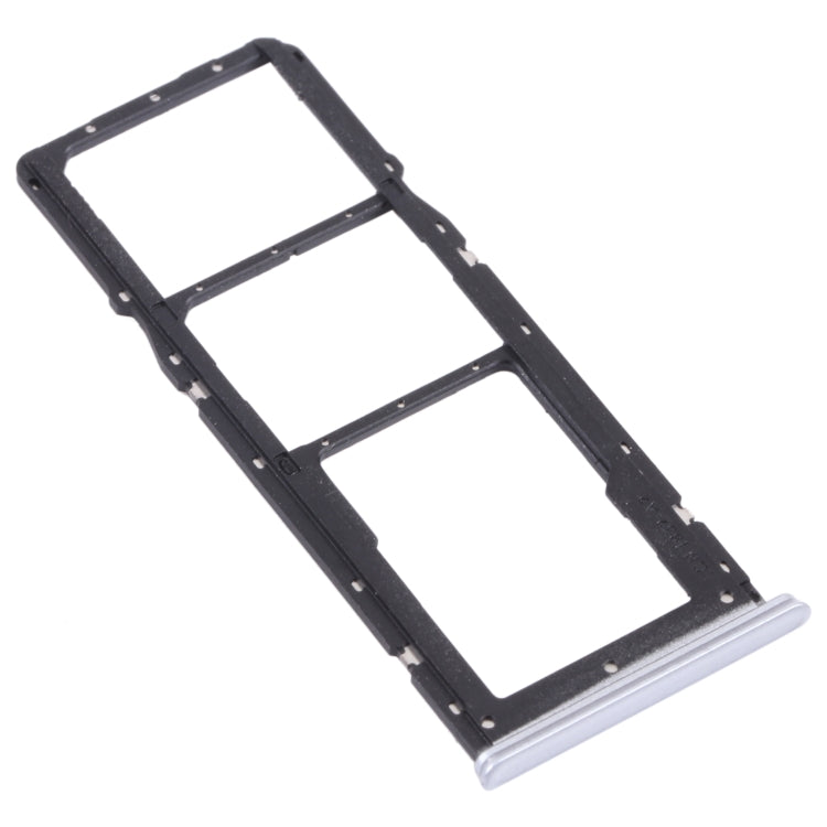 For OPPO Realme 7 (Global)  SIM Card Tray + SIM Card Tray + Micro SD Card Tray (Silver) - Card Socket by PMc TechLife | Online Shopping South Africa | PMc TechLife | Buy Now Pay Later Mobicred