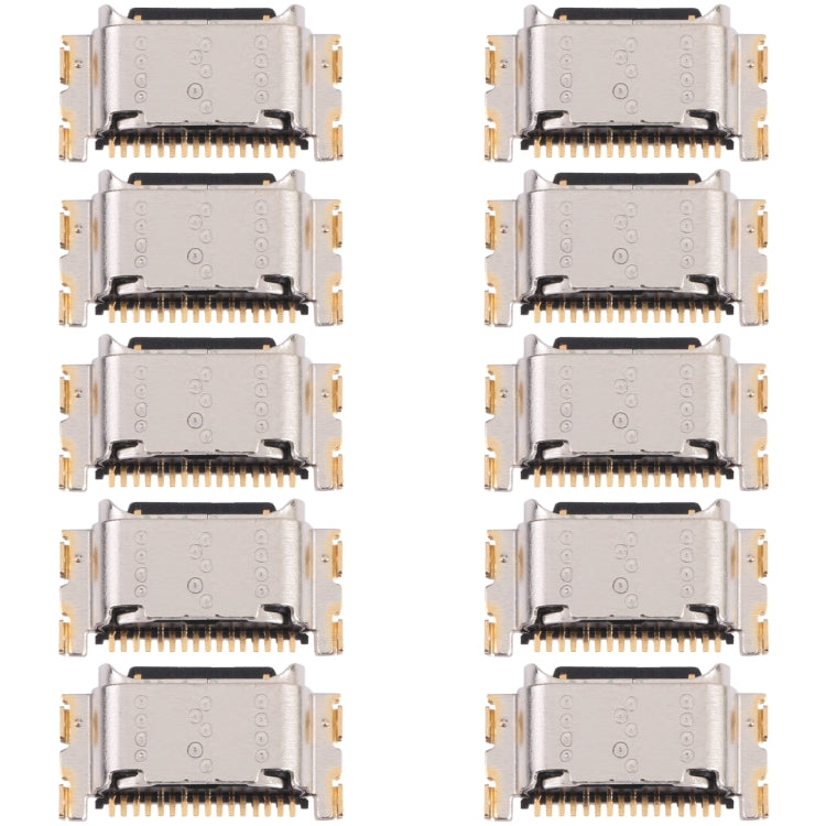 For OPPO A53 4G / A53S CPH2139, CPH2135, CPH2127, CPH2131 10pcs Charging Port Connector - Single Tail Connector by PMc TechLife | Online Shopping South Africa | PMc TechLife | Buy Now Pay Later Mobicred