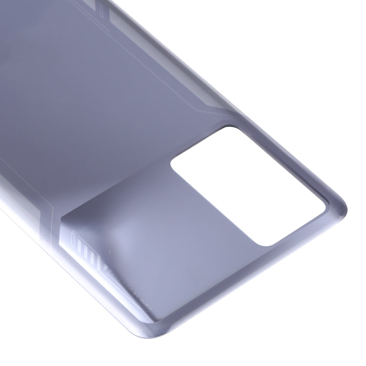 Battery Back Cover for ZTE nubia Red Magic 6R(Silver) - For ZTE by PMC TechLife | Online Shopping South Africa | PMC TechLife | Buy Now Pay Later Mobicred