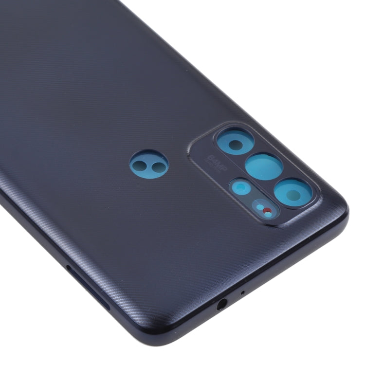 Battery Back Cover for Motorola Moto G60S XT2133-2(Blue) - Back Cover by PMC TechLife | Online Shopping South Africa | PMC TechLife | Buy Now Pay Later Mobicred