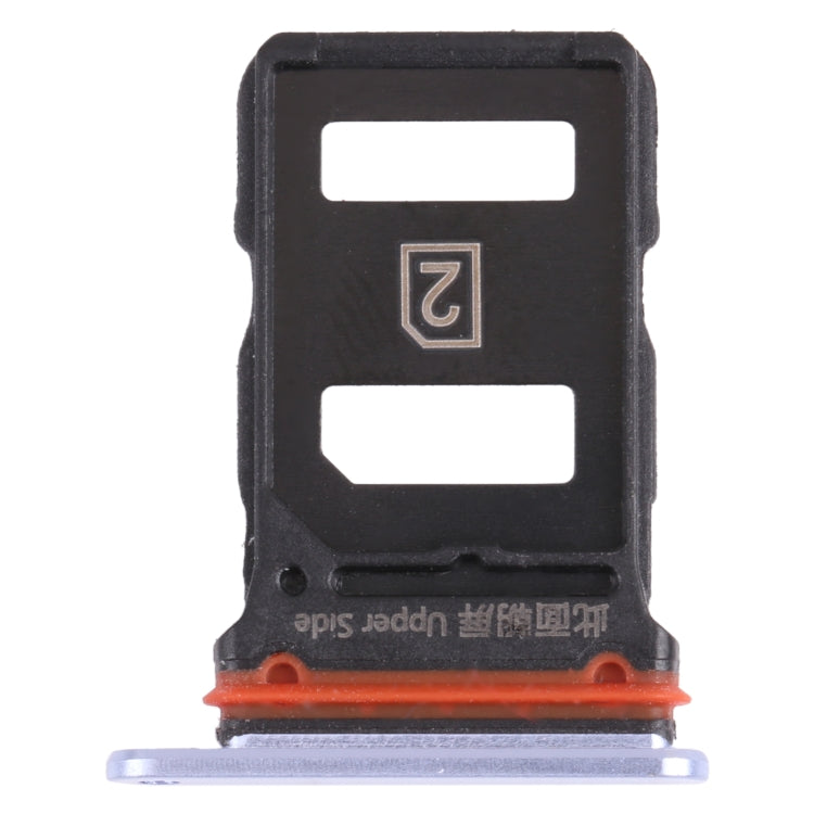 For vivo iQOO 3 5G SIM Card Tray + SIM Card Tray (Silver) - Card Socket by PMc TechLife | Online Shopping South Africa | PMc TechLife | Buy Now Pay Later Mobicred
