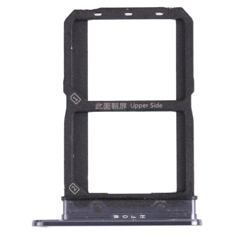 For vivo iQOO 5 5G SIM Card Tray + SIM Card Tray (Black) - Card Tray by PMc TechLife | Online Shopping South Africa | PMc TechLife | Buy Now Pay Later Mobicred