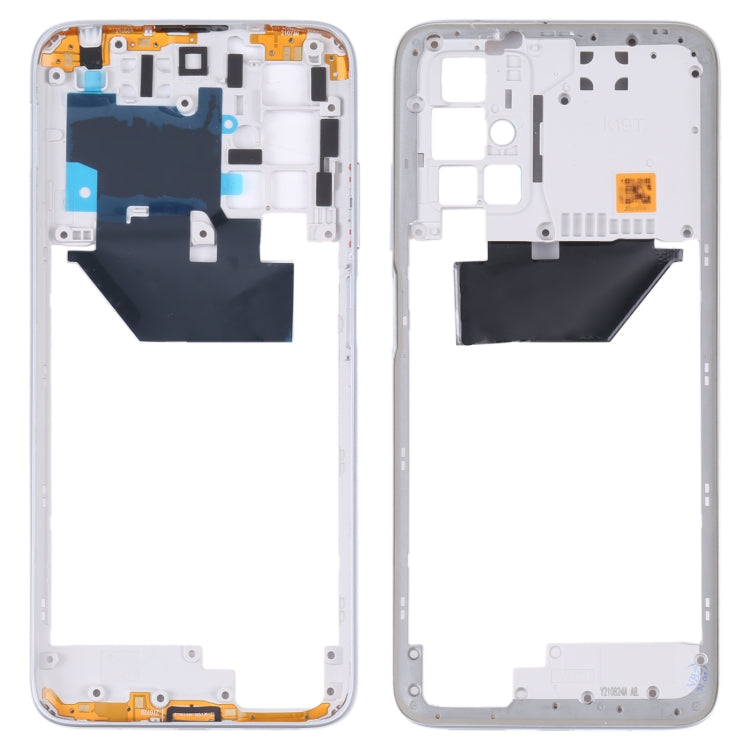 Middle Frame Bezel Plate for Xiaomi Redmi 10/Redmi 10 Prime/Redmi Note 11 4G/Redmi 10 2022(White) - Frame Bezel Plate by PMC Jewellery | Online Shopping South Africa | PMC Jewellery | Buy Now Pay Later Mobicred