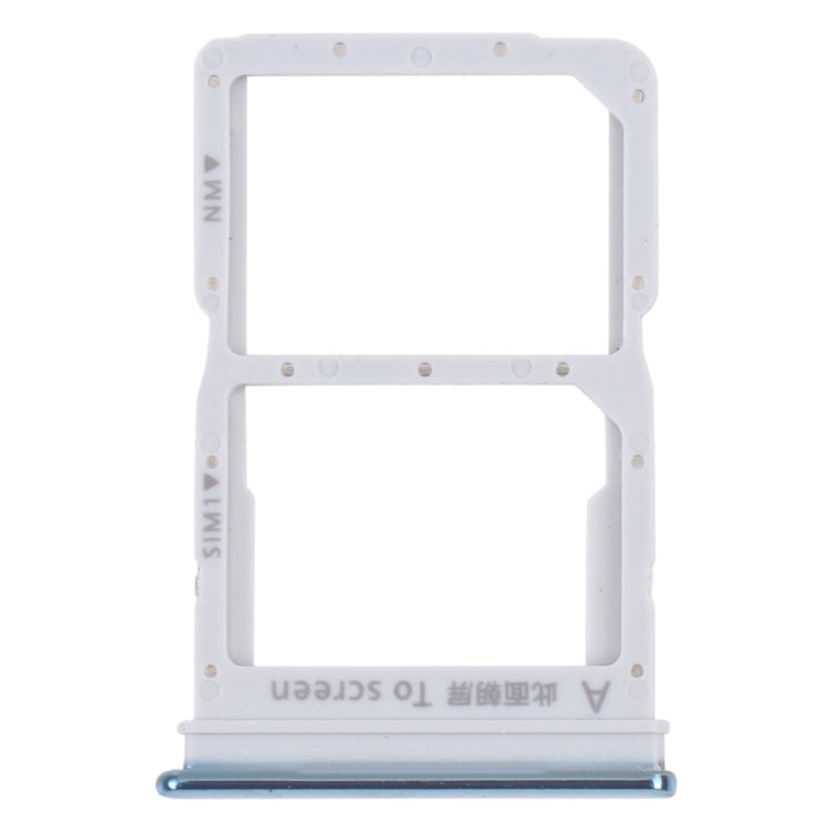 SIM Card Tray + NM Card Tray for Honor 30i (Blue) - Card Socket by PMc TechLife | Online Shopping South Africa | PMc TechLife | Buy Now Pay Later Mobicred