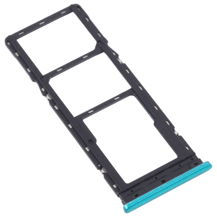 For Infinix S5 X652 SIM Card Tray + SIM Card Tray + Micro SD Card Tray (Green) - Card Tray by PMc TechLife | Online Shopping South Africa | PMc TechLife | Buy Now Pay Later Mobicred