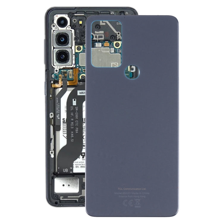 For Alcatel 1V 2021 6002A 6002D Battery Back Cover with Camera Lens  (Grey) - Back Cover by PMC Jewellery | Online Shopping South Africa | PMC Jewellery | Buy Now Pay Later Mobicred