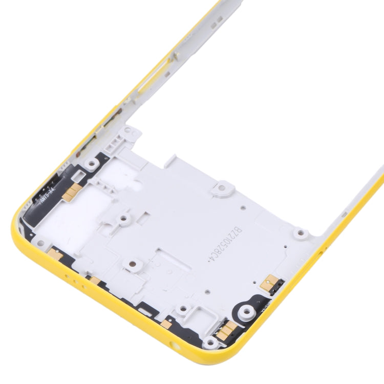 Original Middle Frame Bezel Plate for Xiaomi Poco M3 Pro 5G M2103K19PG M2103K19PI (Yellow) - Frame Bezel Plate by PMC TechLife | Online Shopping South Africa | PMC TechLife | Buy Now Pay Later Mobicred