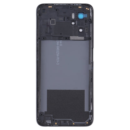 For OPPO A36/A76 Battery Back Cover with Middle Frame (Black) - Back Cover by PMC Jewellery | Online Shopping South Africa | PMC Jewellery | Buy Now Pay Later Mobicred