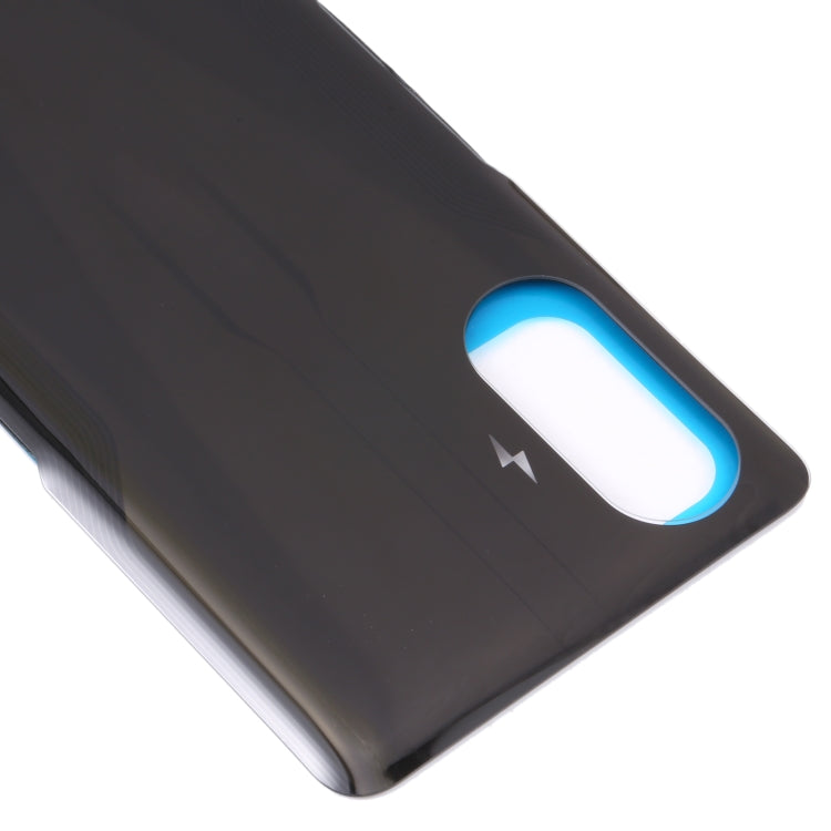 Glass Battery Back Cover for Xiaomi Redmi K40 Gaming(Black) - Back Cover by PMC TechLife | Online Shopping South Africa | PMC TechLife | Buy Now Pay Later Mobicred