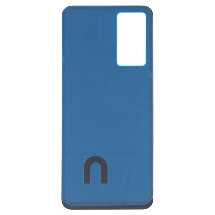 For vivo Y75 4G 2022/V23e Glass Battery Back Cover (Black) - Back Cover by PMC TechLife | Online Shopping South Africa | PMC TechLife | Buy Now Pay Later Mobicred