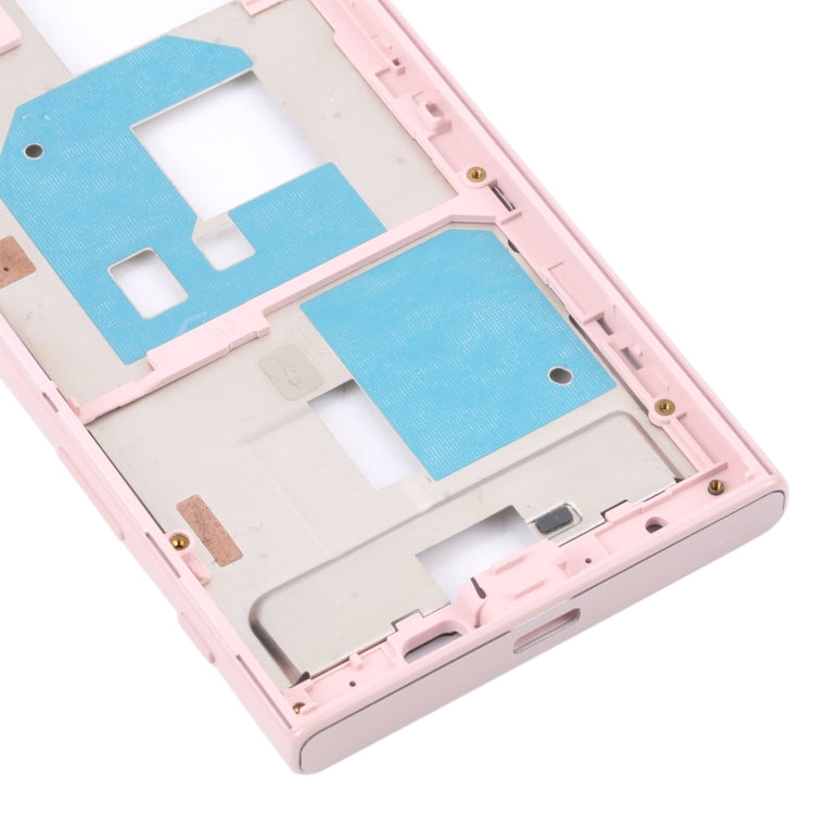 Middle Frame Bezel Plate for Sony Xperia X Compact (Pink) - Frame Bezel Plate by PMC Jewellery | Online Shopping South Africa | PMC Jewellery | Buy Now Pay Later Mobicred