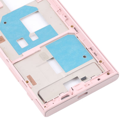 Middle Frame Bezel Plate for Sony Xperia X Compact (Pink) - Frame Bezel Plate by PMC Jewellery | Online Shopping South Africa | PMC Jewellery | Buy Now Pay Later Mobicred