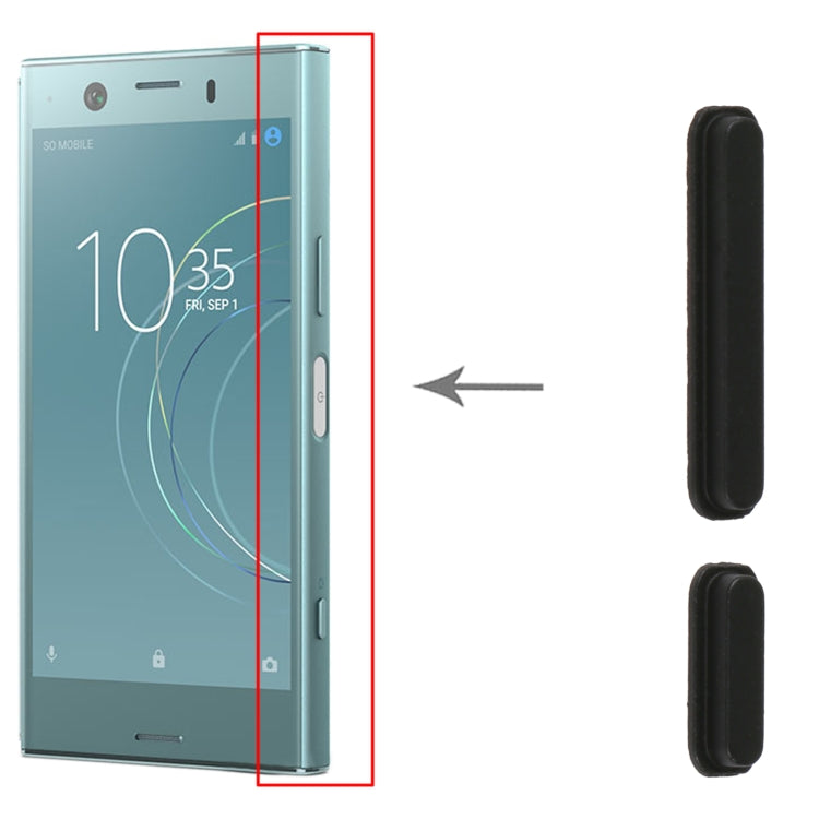 Original Side Keys for Sony XPeria XZ1 Compact (Black) - Others by PMC TechLife | Online Shopping South Africa | PMC TechLife | Buy Now Pay Later Mobicred