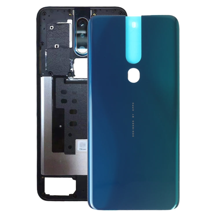 Original Battery Back Cover for OPPO F11 Pro(Blue) - Back Cover by PMC TechLife | Online Shopping South Africa | PMC TechLife | Buy Now Pay Later Mobicred