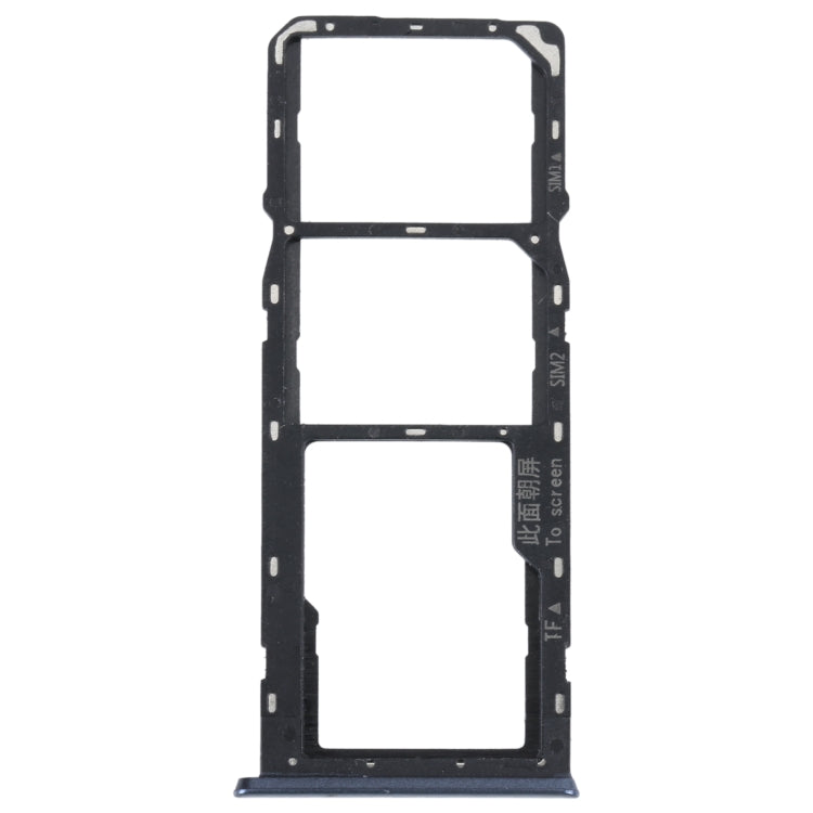 For OPPO A16K SIM Card Tray + SIM Card Tray + Micro SD Card Tray (Black) - Card Tray by PMc TechLife | Online Shopping South Africa | PMc TechLife | Buy Now Pay Later Mobicred