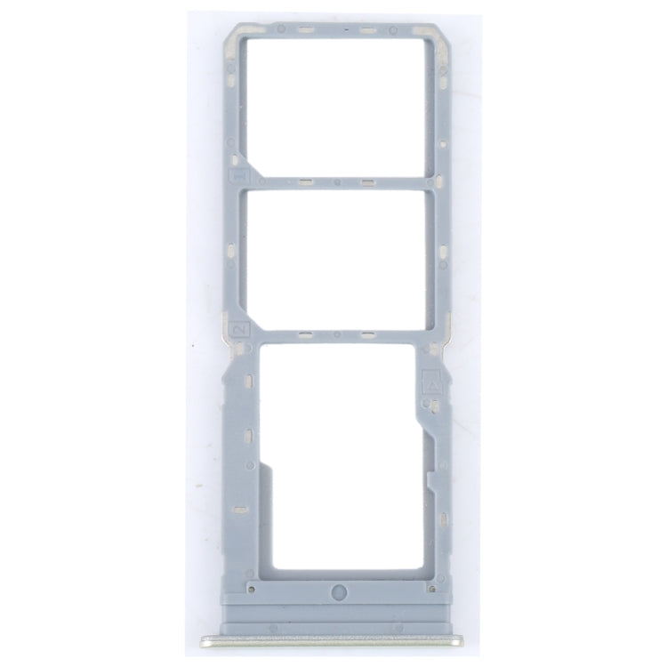 For vivo Y16 SIM Card Tray + SIM Card Tray + Micro SD Card Tray (Yellow) - Card Socket by PMc TechLife | Online Shopping South Africa | PMc TechLife | Buy Now Pay Later Mobicred