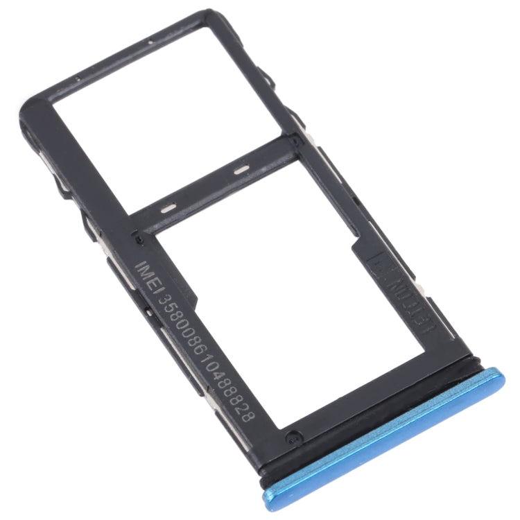 For TCL 20 5G Original SIM Card Tray + SIM / Micro SD Card Tray(Blue) - free shipping - PMC TechLife - Order now!