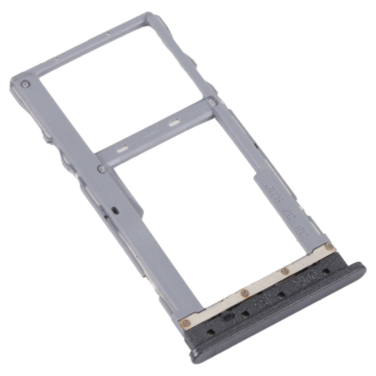 For TCL 20 XE Original SIM Card Tray + Micro SD Card Tray(Black) - For TCL by PMC TechLife | Online Shopping South Africa | PMC TechLife | Buy Now Pay Later Mobicred