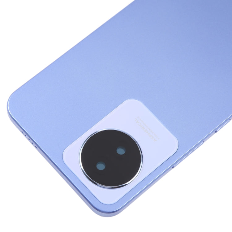 For vivo Y02 Original Battery Back Cover with Camera Lens Cover(Blue) - Back Cover by PMC Jewellery | Online Shopping South Africa | PMC Jewellery