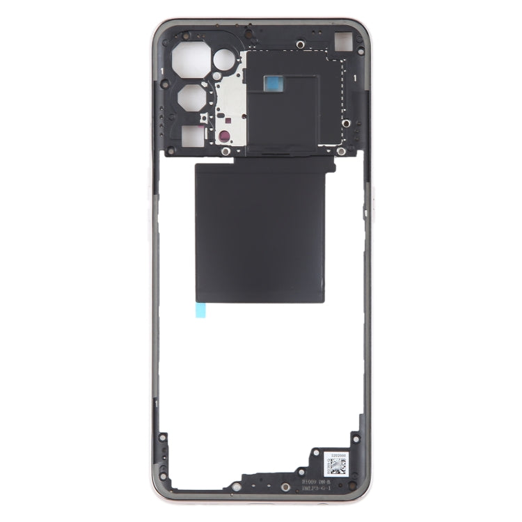 For OPPO Reno5 5G Original Middle Frame Bezel Plate (Gold) - Frame Bezel Plate by PMC TechLife | Online Shopping South Africa | PMC TechLife