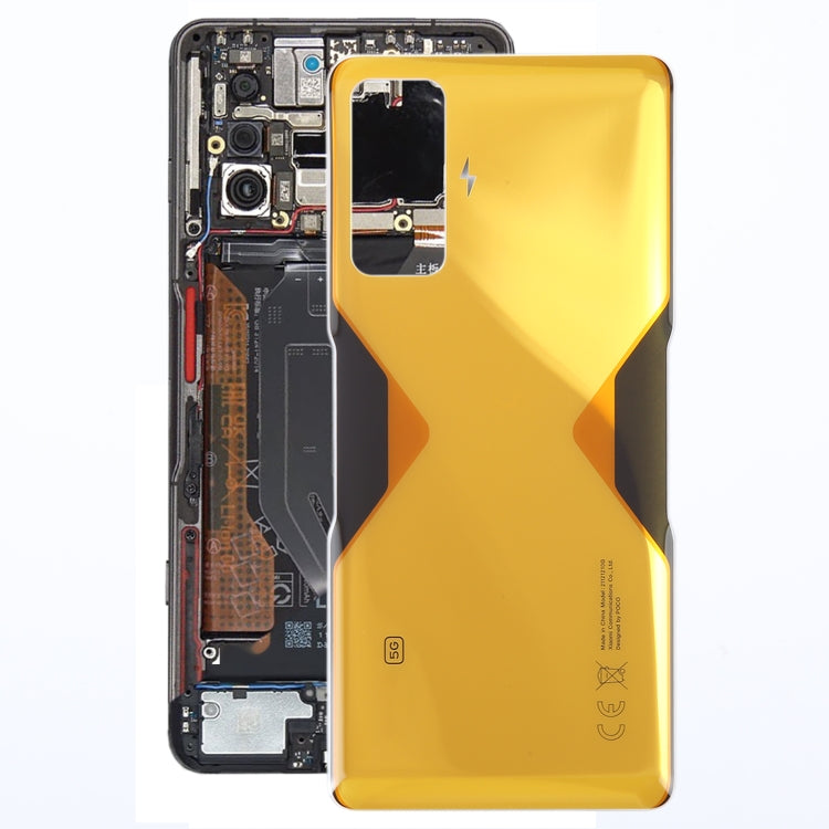 For Xiaomi Poco F4 GT OEM Battery Back Cover(Yellow) - Back Cover by PMC Jewellery | Online Shopping South Africa | PMC Jewellery