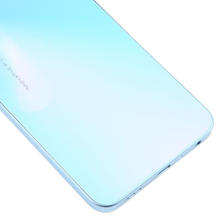 For OPPO A78 Original Battery Back Cover with Middle Frame(Blue) - Back Cover by PMC Jewellery | Online Shopping South Africa | PMC Jewellery