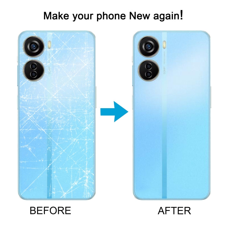 For ZTE Blade V40 Design Battery Back Cover(Blue) - For ZTE by PMC TechLife | Online Shopping South Africa | PMC TechLife